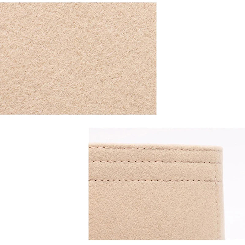1PC Felt Insert Bag Organizer, Makeup Organizers, Liner Perfect for Brand Women's Handbags For And Cosmetic Bags