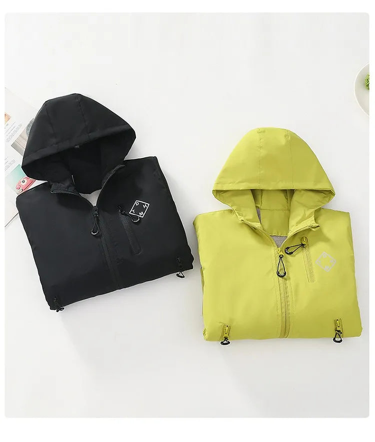 Autumn Winter Teen Boys Jacket Thick Fleece Windproof Warm Hooded Sports Coat For 4-14 Years Kids Clothes Children Outerwear Top