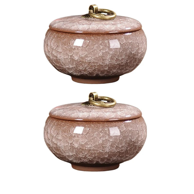 Portable Tea Coffee Sugar Jar Mini Airtight Kitchen Jar Storage Container with Lid China Storage Bottles & Jars Home Decor Gifts