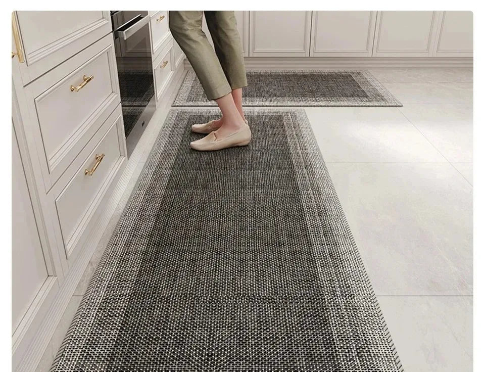 Kitchen Floor Mat Stain-resistant and Wear-resistant Carpet Home Decor Rug Soft and Comfortable Loop Fleece Carpets