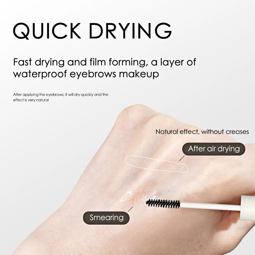 QIBEST Transparent Eyebrow Gel Wax Brow Soap Lasting Eyebrow Enhancer Natural Makeup Soap Brow Sculpt Gel For Eyebrow Cosmetics