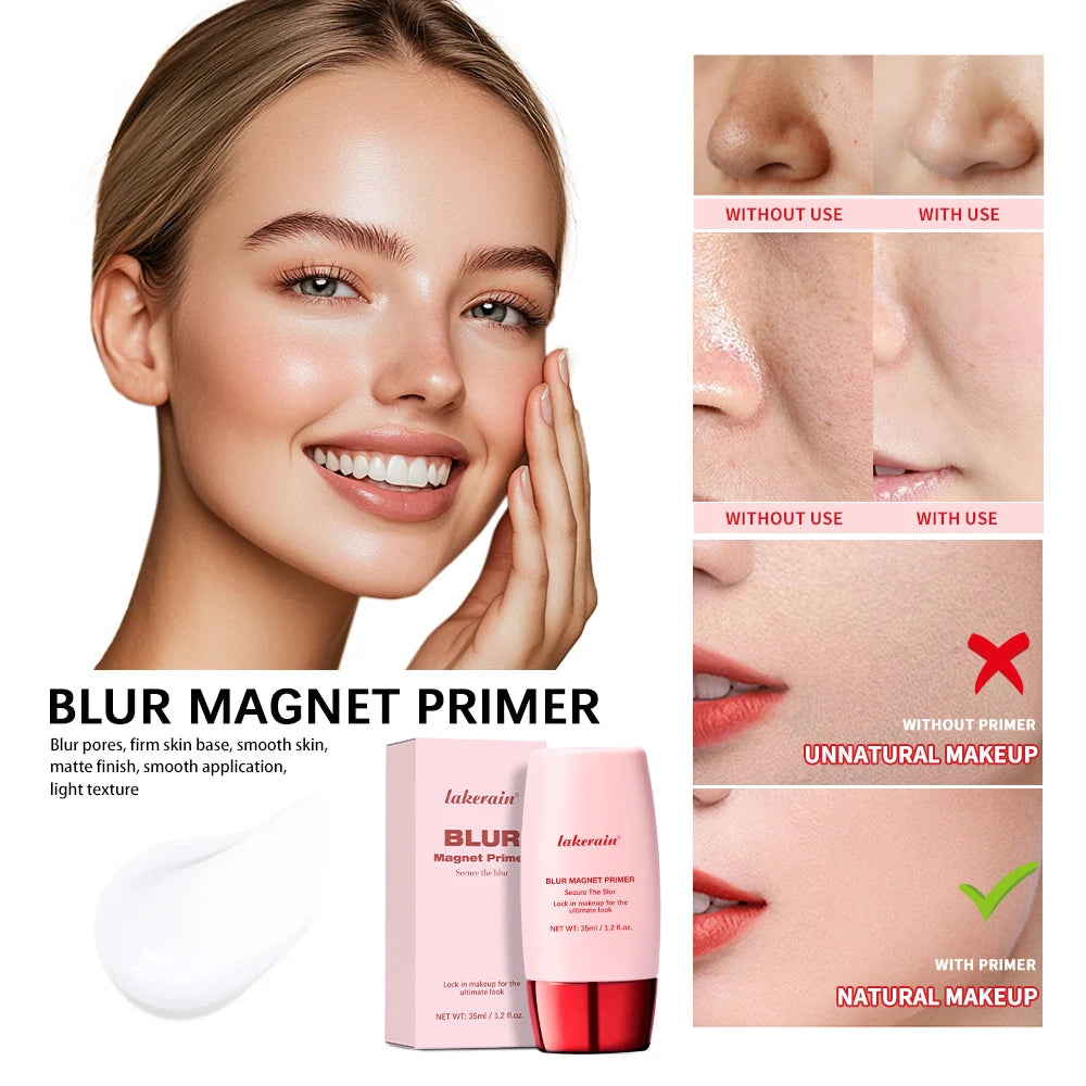 35ml Blur Magnet Primer Matte Finish Moisturizing Even Skin Tone Makeup Base Effectively Control Oil Seamlessly Primer Cosmetics