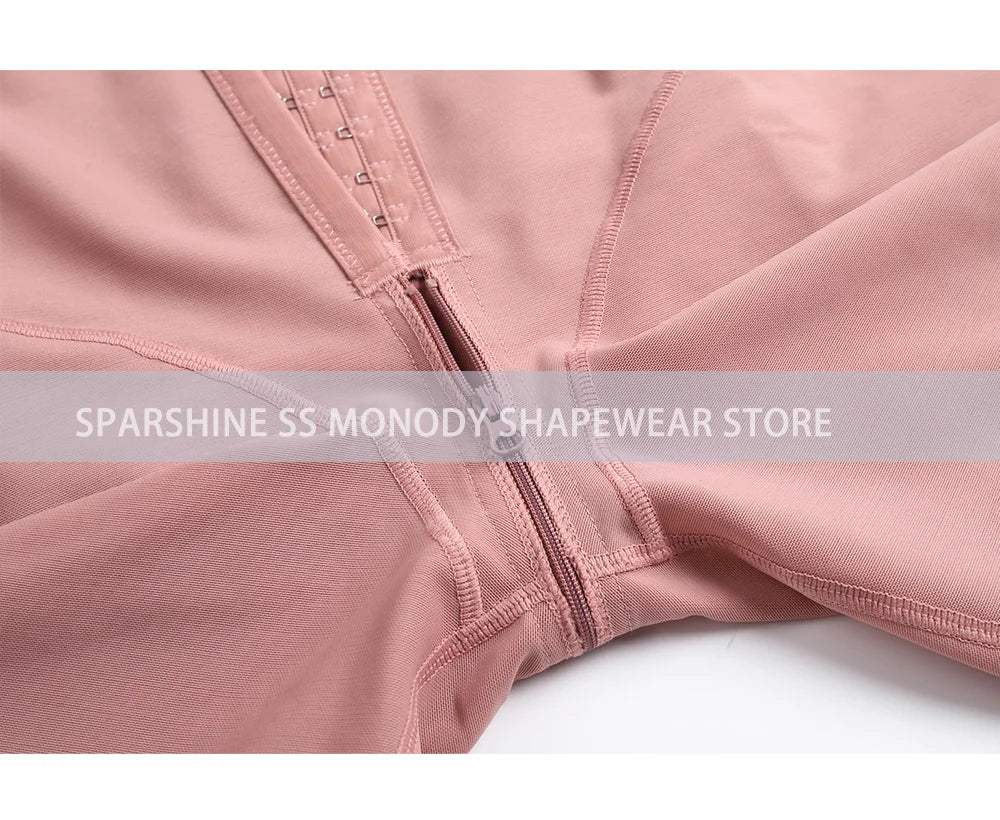 Fajas Colombianas High Waist Women Post Surgery Compression BBL Butt Lifter Pants to Knee Length Shaper Tummy Control Underwear
