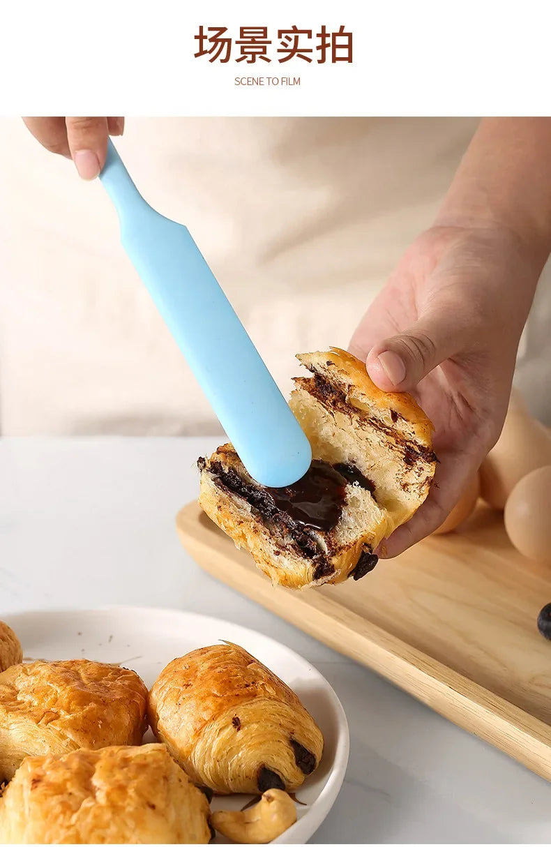 1 Piece Random Color Food Scraper, Non Stick Design, Heat-resistant, Kitchen Utensil, Suitable for Home and Professional Baking