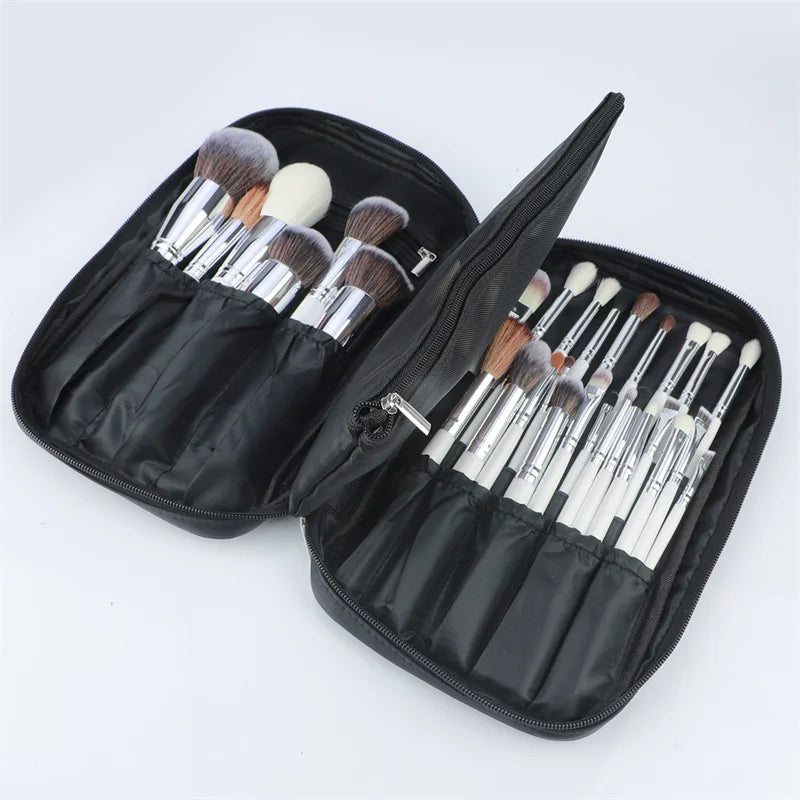 Makeup Brush Storage Bag Cosmetic Makeup Tools Handbag Large Capacity Makeup Brushes Storage Bags Comestic Tools Zipper Pouch