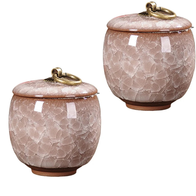 Portable Tea Coffee Sugar Jar Mini Airtight Kitchen Jar Storage Container with Lid China Storage Bottles & Jars Home Decor Gifts