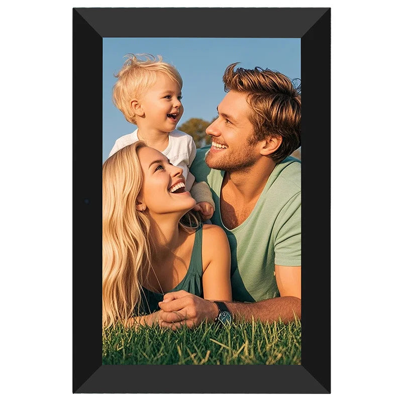 10"Digital Picture Photo Frame IPS Full-View Screen Photo Album  Clock Calendar Video Player with Remote Control For Family Gift