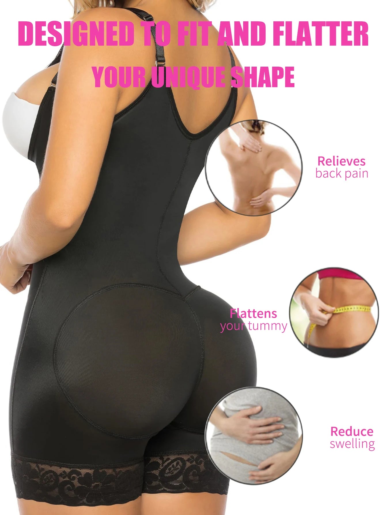 Women Compression Body Shaper Butt Lifter Fajas Colombianas Slimming Corset For  Post Surgery Slimming
