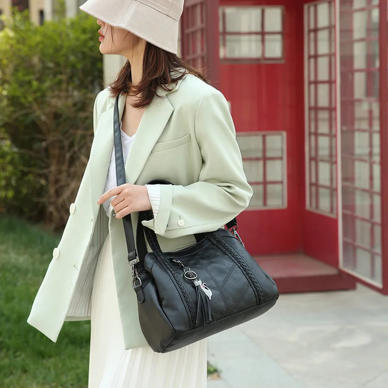 Women Luxury Handbags For Women PU Leather Bag High Quality Female Shoulder Bags Famous Designer Crossbody Bag Sac A Main
