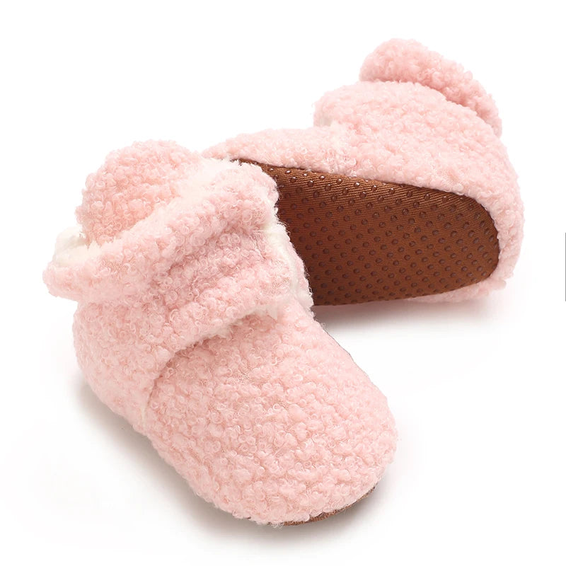 Winter Boots For Baby Boys And Girls Snow Soft Sole Anti Slip And Warm Flat Shoes Baby's First Walking Baby Shoes Boots 0-18