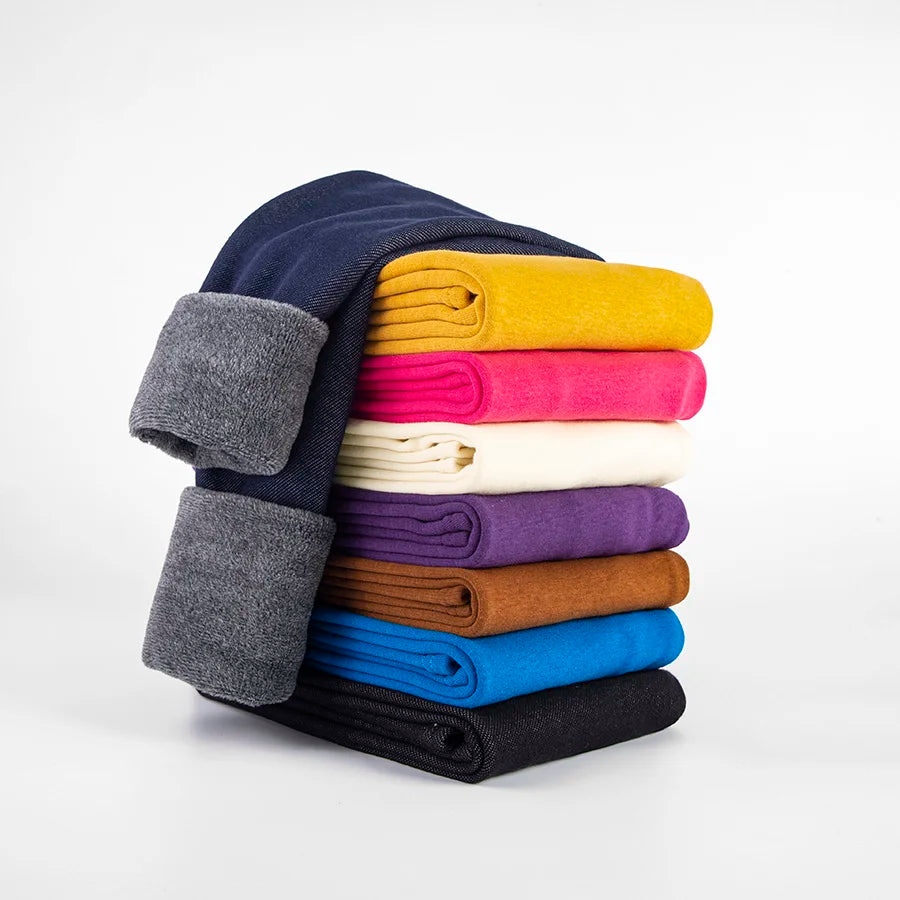 SheeCute Girls Winter Warm Pants Kids Fleece Lined Leggings for 3-11 Years SCW7101