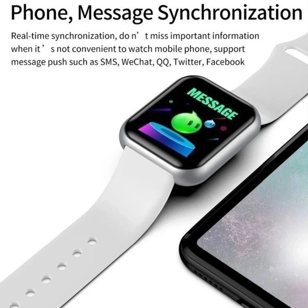 Smart Watch Men Women Wristwatches Smart Watch Message Fitness Monitor Bracelet Birthday Gift Electronic Clock For Android IOS ﻿