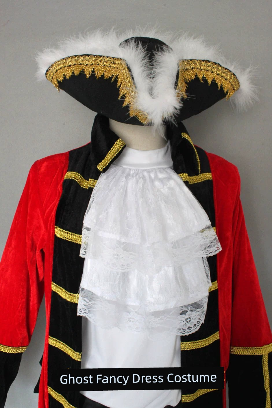 Halloween Pirate Costume Pirate Ship Captain Retro Medieval Duke Earl Adult Duke Costume