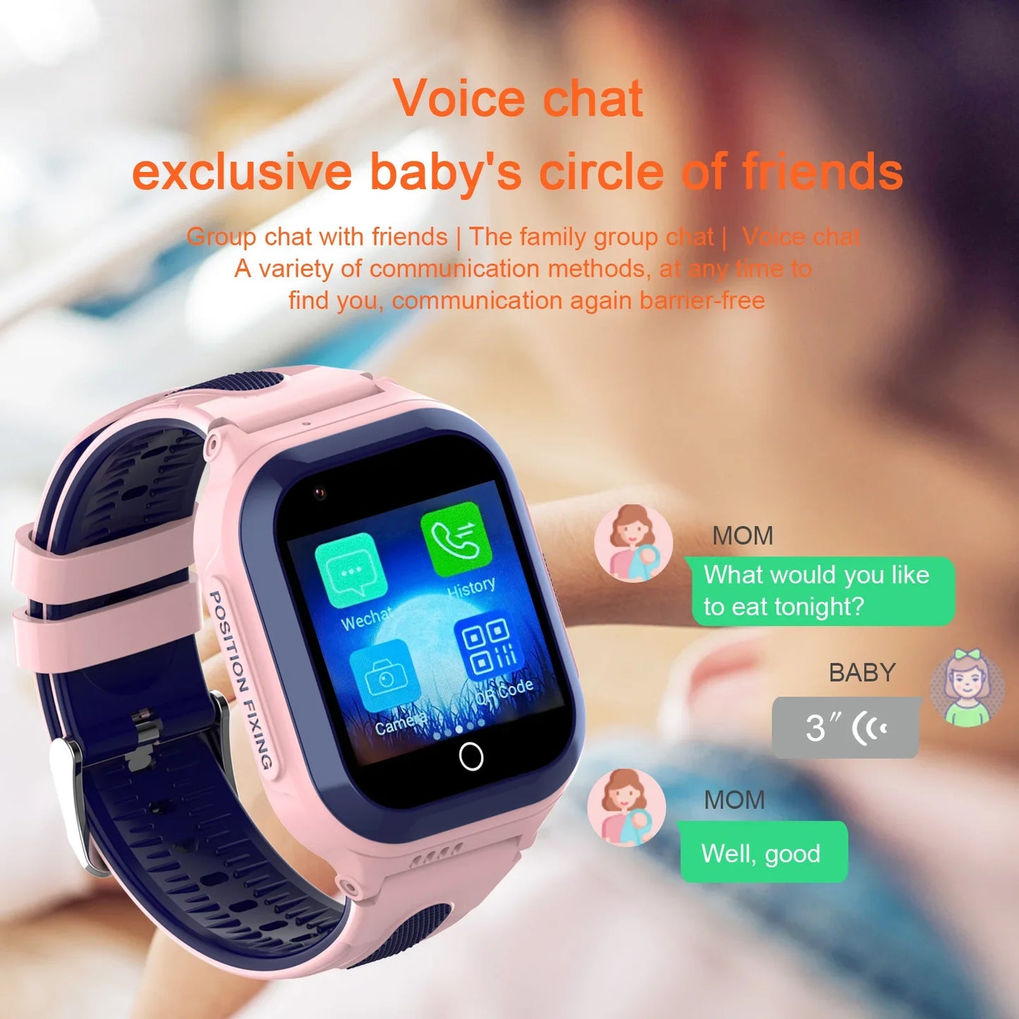 Wonlex Smart Watch Kids GPS WIFI LBS Positioning Tracker 4G Video Camera Voice Chat KT24S GEO Fence Location Child Smart-Watches