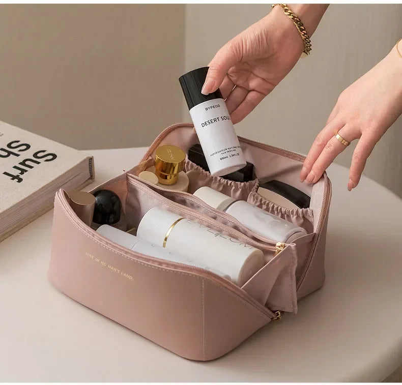 Makeup Organizer Female Toiletry Kit Bag Make Up Storage Pouch Luxury Lady Box, Cosmetic Bag, Organizer Bag For Travel Zip
