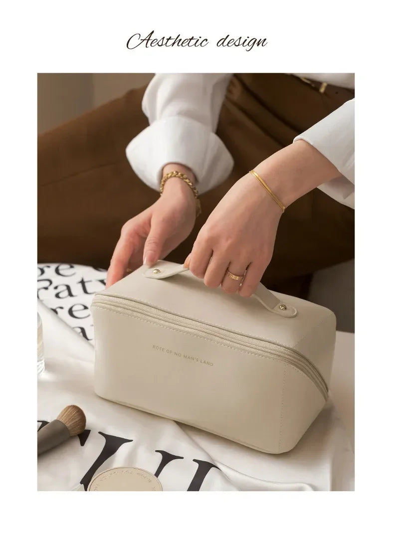 Makeup Organizer Female Toiletry Kit Bag Make Up Storage Pouch Luxury Lady Box, Cosmetic Bag, Organizer Bag For Travel Zip