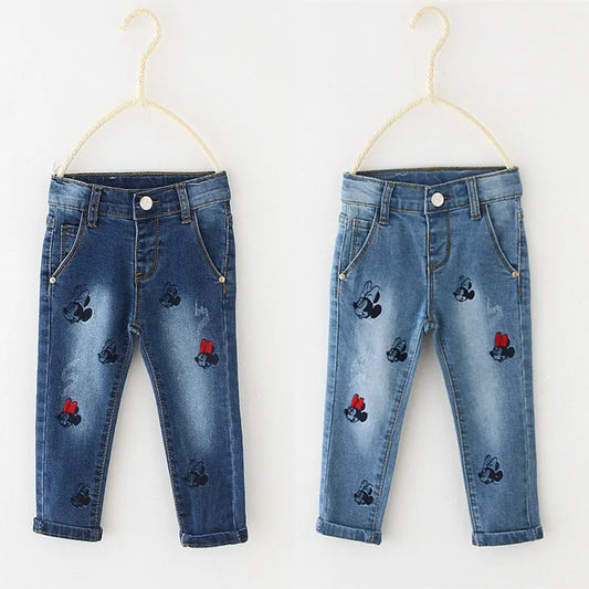 Fashion Baby Girl Pants Jeans Toddler Girls Skinny Jeans Leggings Cowboy Kids Denim Pants for Girl 6-36M Autumn Newborn Clothes