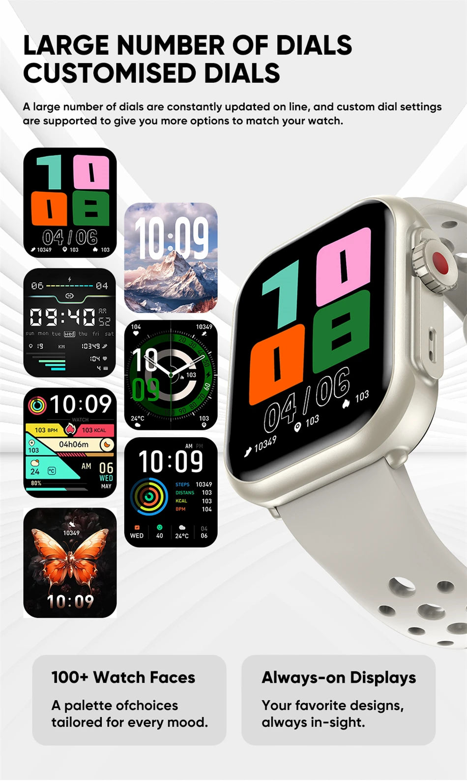 2025 New For Xiaomi Smart Watch Men Women 1.85-Inch HD AMOLED Full Touch Screen IP68 Waterproof Bluetooth Call SmartWatch Man