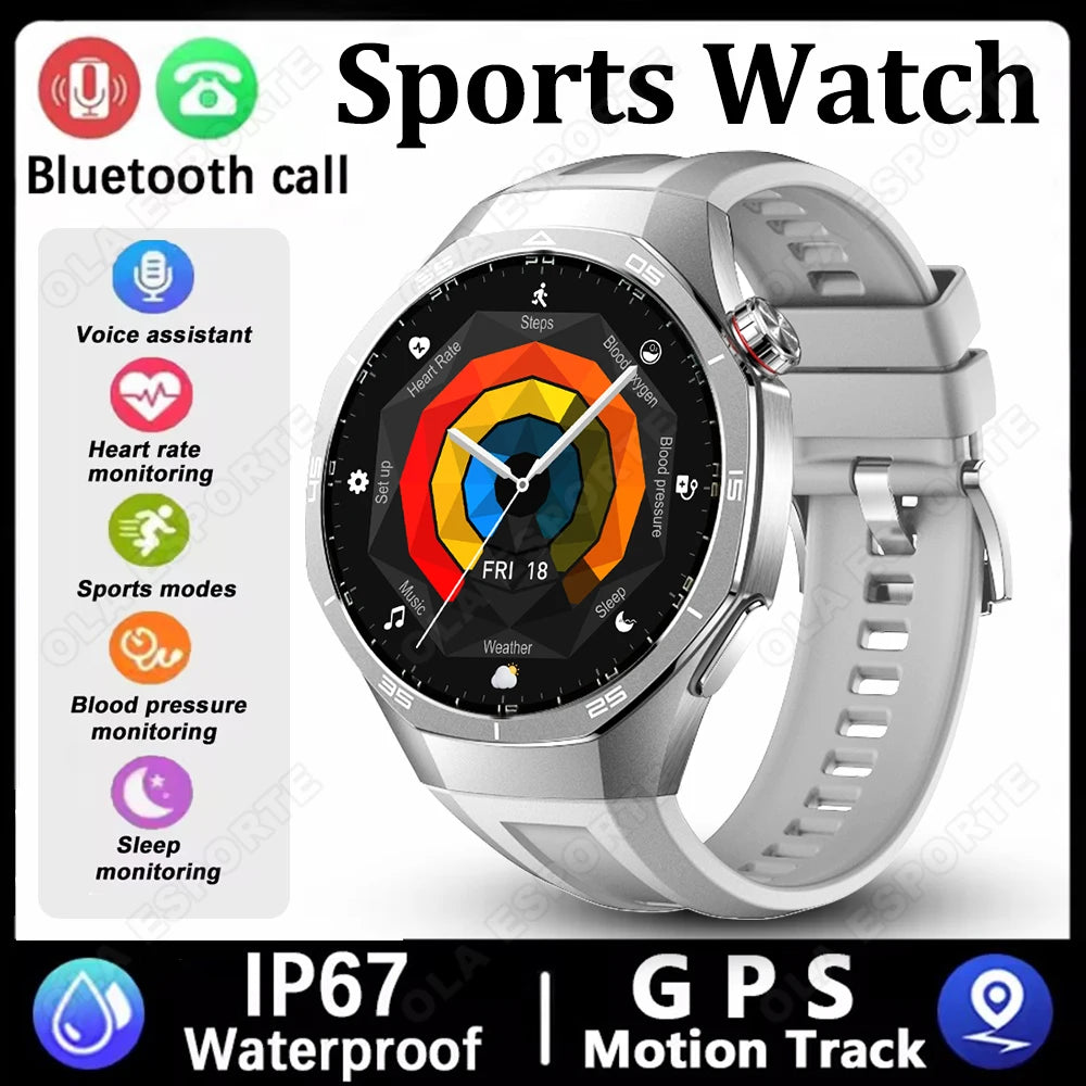 Smart Watches For Men Women 1.5" 360*360 HD Screen 330mAh Battery Heart Rate Sleep Health Bluetooth Call Watches For Man HT30