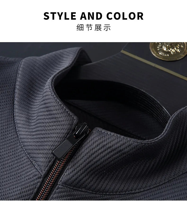 (jackets + trousers) 2024 spring fashion men jackets Man coats long sleeve men's casual jackets men A set of clothes size M-5XL