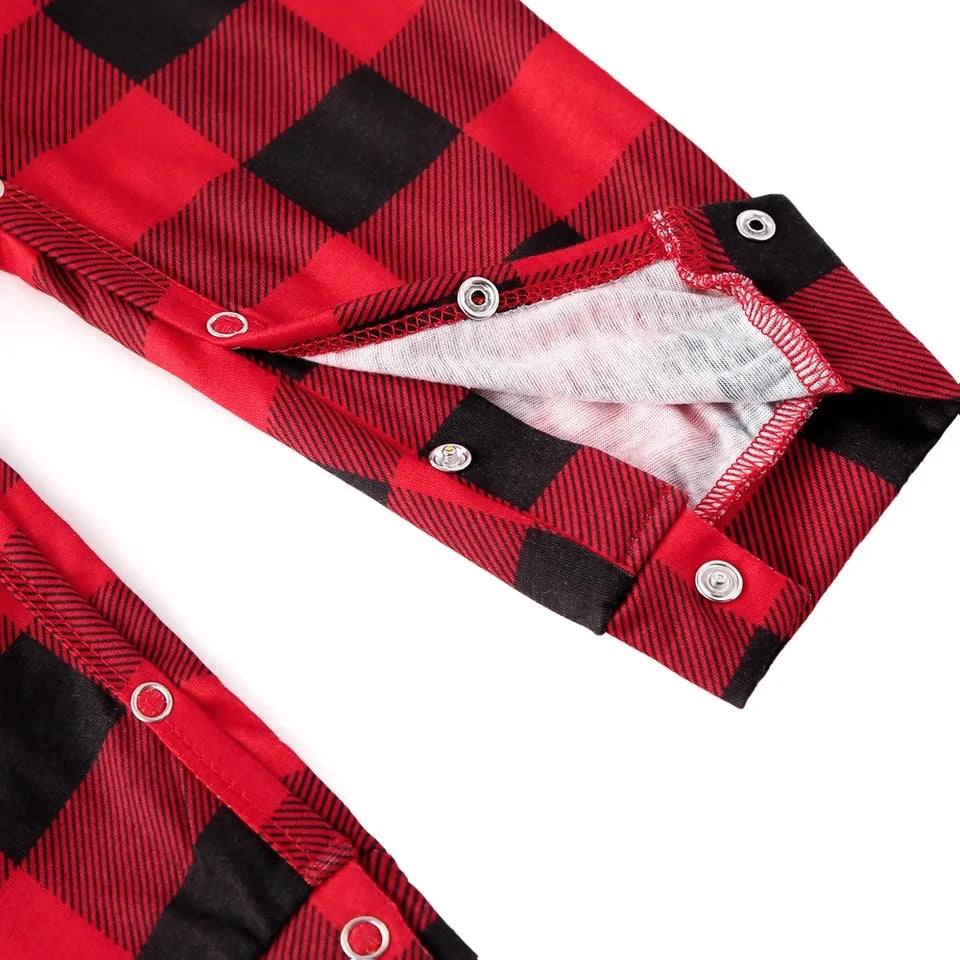 Christmas New Year's Pajamas Set Plaid Adults Kids Matching Sleepwear Spring Autumn New Home Wear Nightwear Family Pijama Mujer