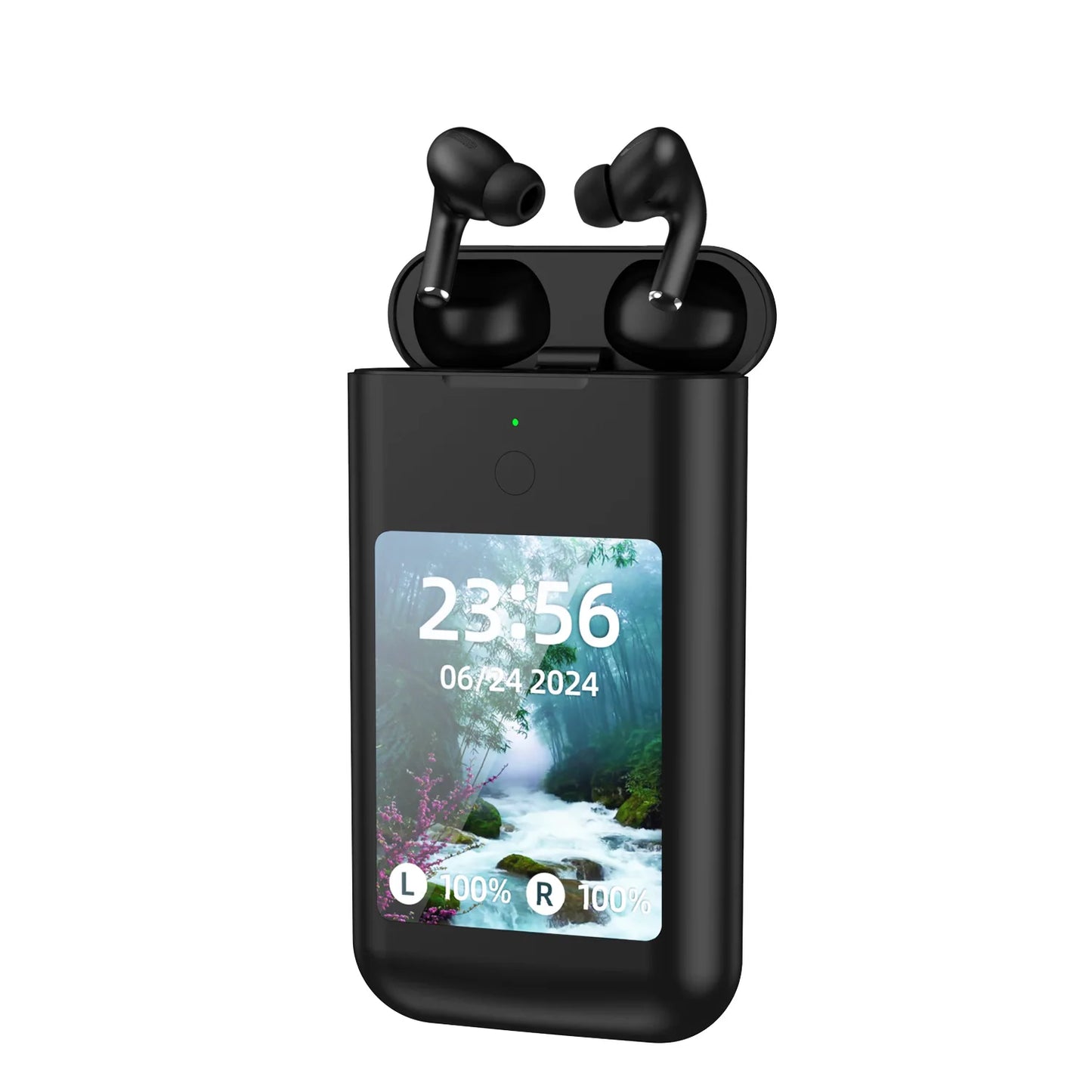 In Ear Style Headphone Large Screen Touch Earphone Large Battery Multiple Function Flashlight Phone Charge Headphone Music Game