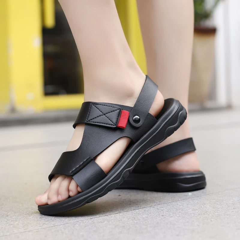 Sandals Men's Summer 2025 Casual Dual-Purpose Large Size Beach Shoes Outdoor Non-Slip Slippers Wading and River Tracing Shoes