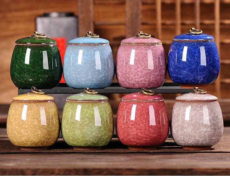 Portable Tea Coffee Sugar Jar Mini Airtight Kitchen Jar Storage Container with Lid China Storage Bottles & Jars Home Decor Gifts