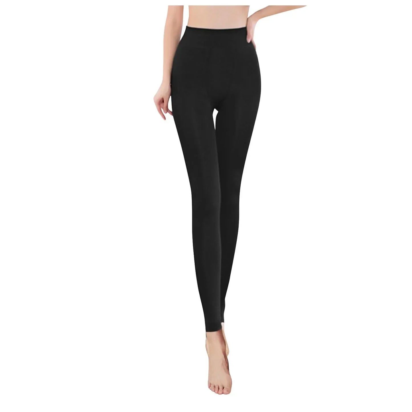 Women's Thermal Winter Tights Fleece Lined Sheer Velvet Pantyhose Thick Warm Leggings with Plush Inner Layer