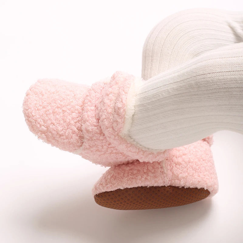 Winter Boots For Baby Boys And Girls Snow Soft Sole Anti Slip And Warm Flat Shoes Baby's First Walking Baby Shoes Boots 0-18
