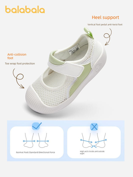 Balabala Kids Zapatos de malla transpirable para niños pequeños para hombre