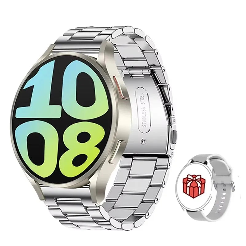 Watch 6 Business Smartwatch Men 1.32 Inch 128*160 Bluetooth Call Health Monitoring Alarm Clock Fashion Watch Women Multifunction