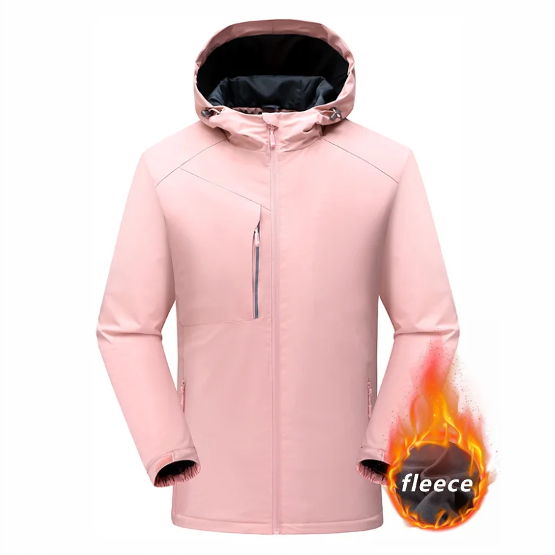 Men's Warm Jacket Custom Printed Embroidered Logo Women's Hoodie Plus Cashmere High Quality Men And Women Same Style Jacket 4xl