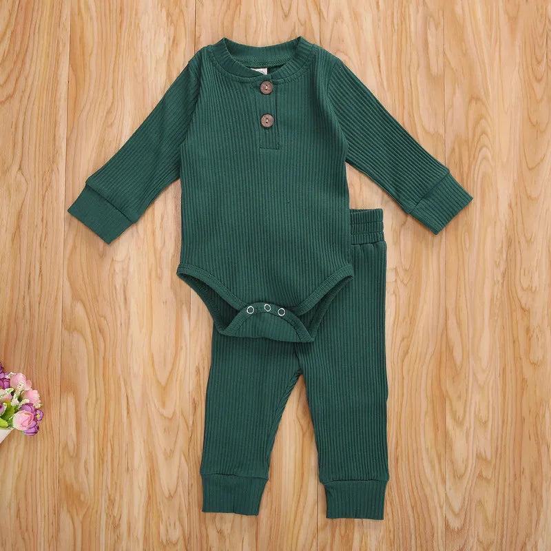 Newborn Baby Clothes Girl Boy Pant Sets Spring Autumn Infant Children's Tops and Bottom Clothes Sets Groups Baby Items Clothing