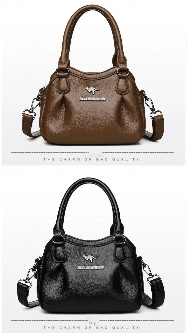 Luxury Women's Tote PU Leather Soft Crossbody Bags Women Designer Handbags High Quality Large Casual Female Messenger Sac
