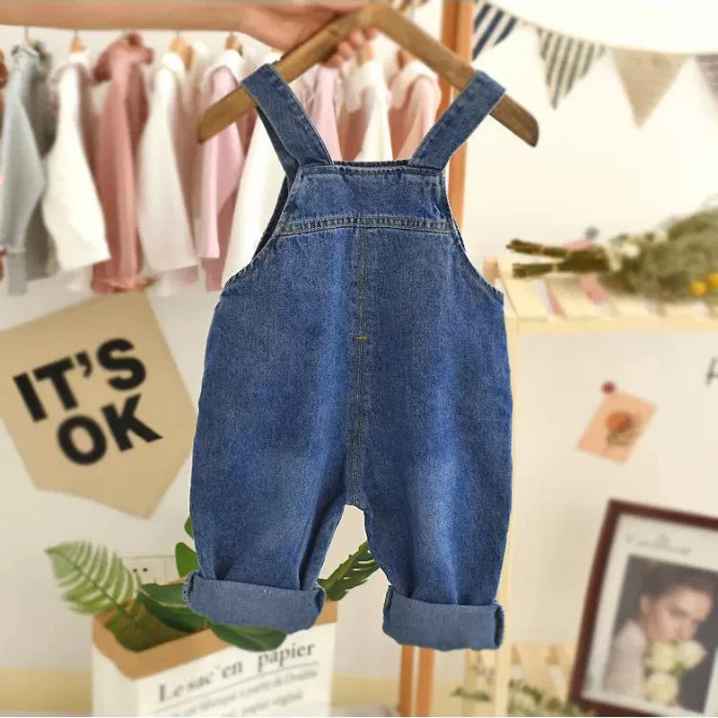 IENENS Kids Baby Summer Clothing Jumper Boys Girls Dungarees Infant Pants Denim Jeans Overalls Toddler Jumpsuits 1-4 Years