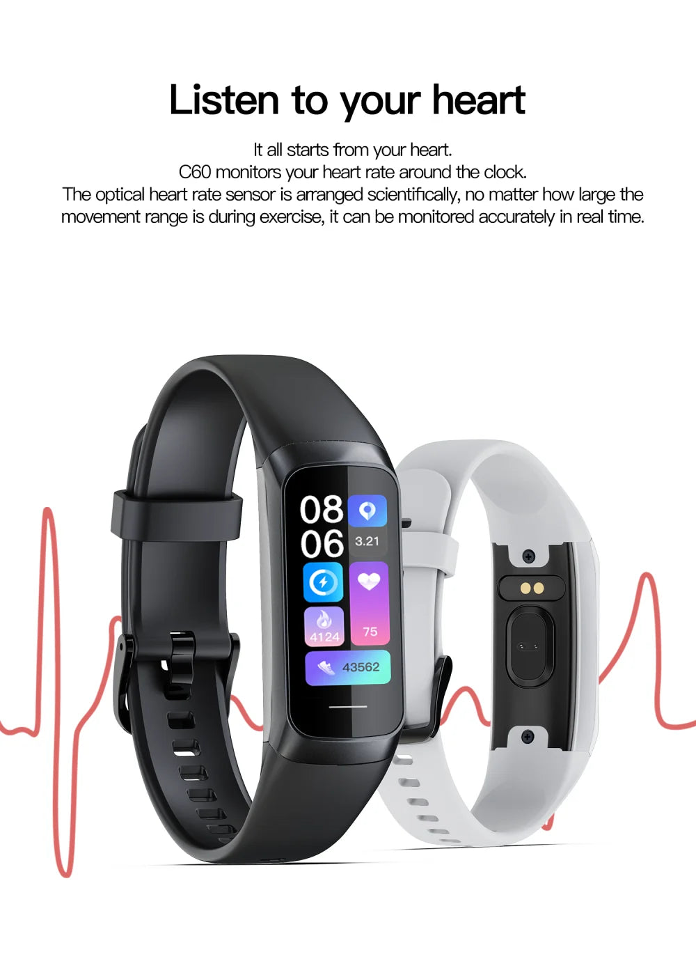 696 Smart Watches 1.1-Inch AMOLED Screen Blue Tooth Call Measurement Temperature Heart Rate Sleep Sports Health Bracelet Women