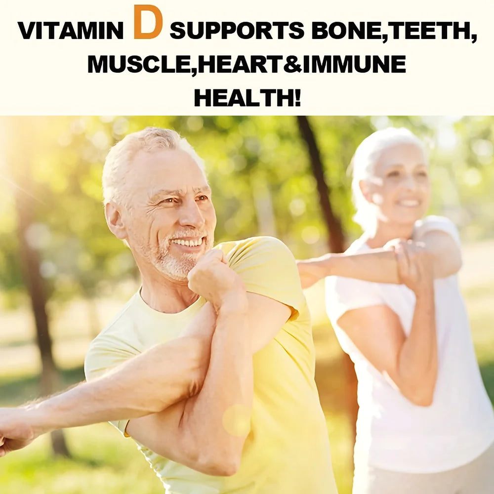 High Potency Vitamin D-3 2,000 IU - Promotes Muscle, Teeth, Bone and Immune Health