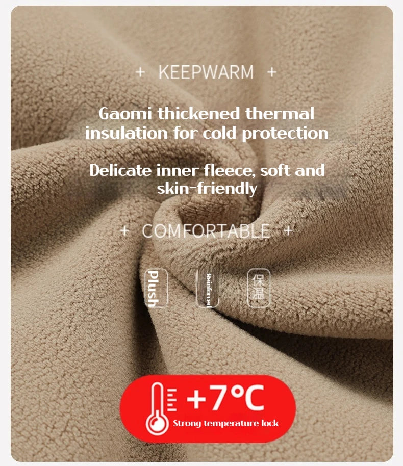 Winter Fashion New Jacket Men's Winter Jacket Windproof Thick Warm Fleece Jacket Men's Luxury Jacket Winter Men's Jacket