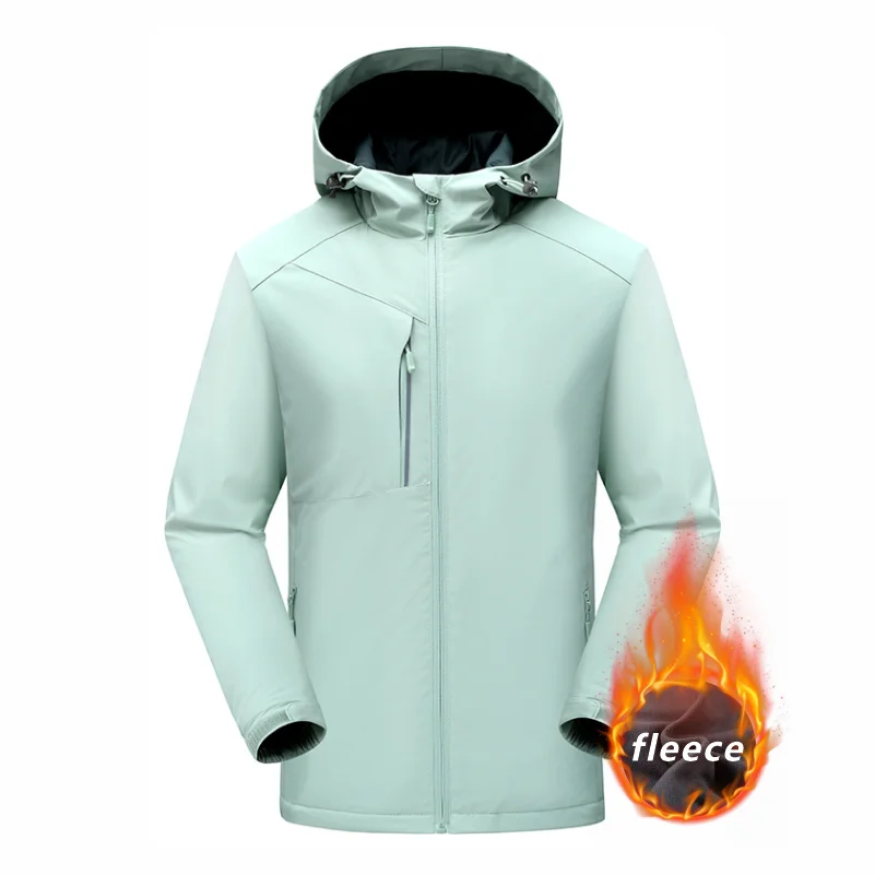 Men's Warm Jacket Custom Printed Embroidered Logo Women's Hoodie Plus Cashmere High Quality Men And Women Same Style Jacket 4xl