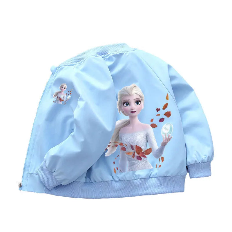 Chaquetas de dibujos animados para niñas, moda de primavera y otoño, ropa para niños de Minnie, Mickey Mouse, chaqueta bonita para fiesta, camisa, 2023