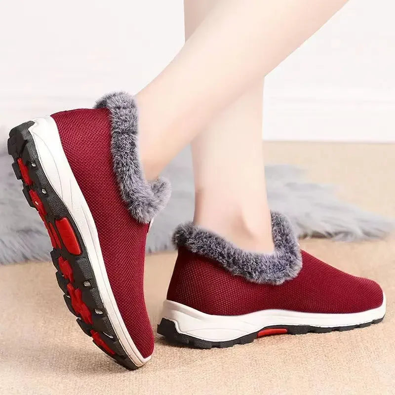 Waterproof Winter Boots for Women 2026 New Plush Snow Boots Women Ankle Boots Warm Black Couple Cotton Couples Platform Shoes
