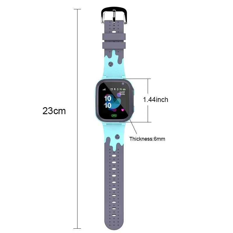 2023 New Kids SmartWatch Call Kids Watches For Children GPS SOS Waterproof Smartwatch Clock SIM Card Location Tracker Child Best