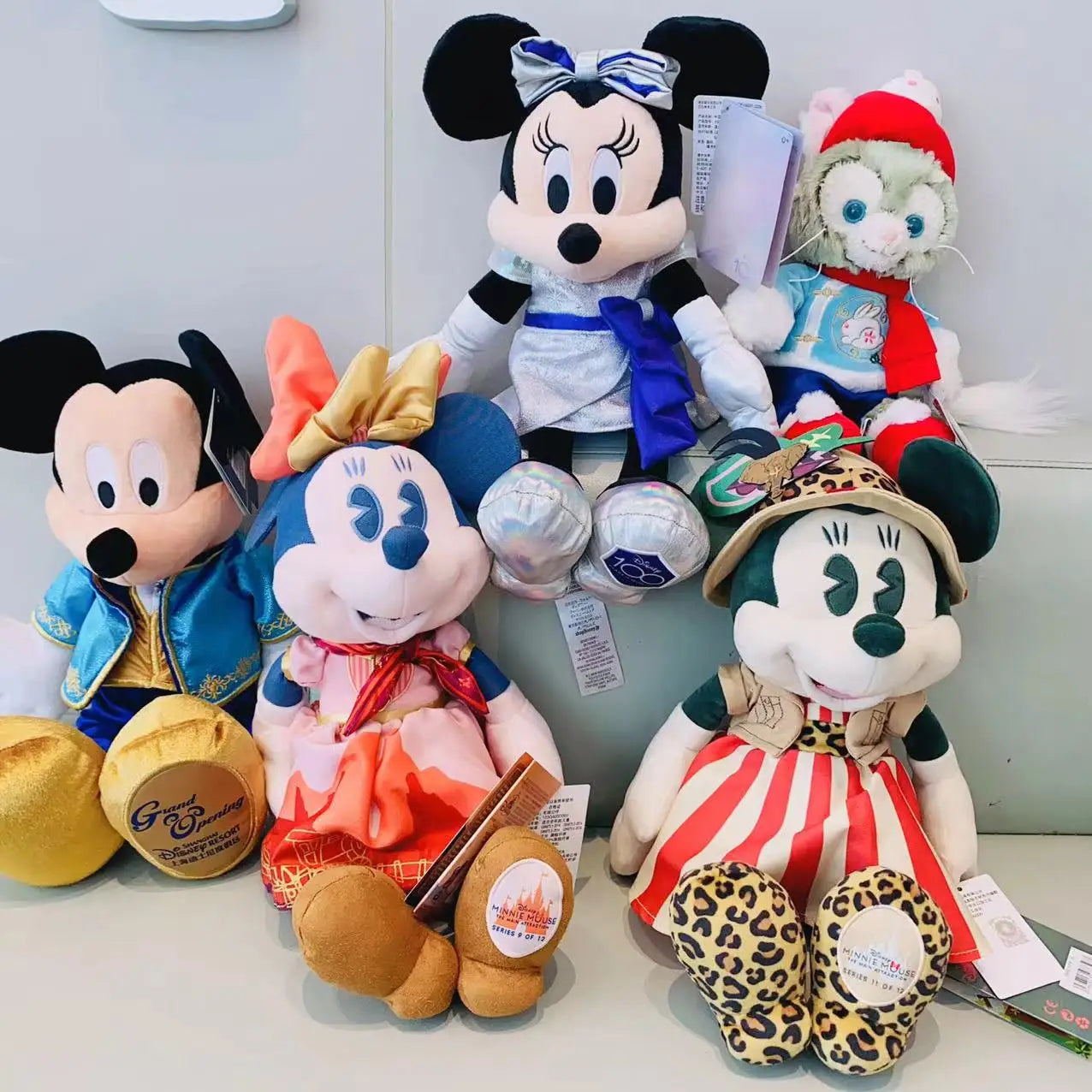 Disney Dolls Mickey Mouse Plush Toy Stuffed Animal Minnie Mouse Birthday Gifts