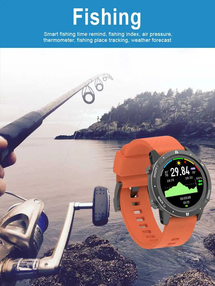 2024 New Sunroad GPS Sports Watch Smart Men Sports Fitness Watches Swim Waterproof Climb Hiking Running Digital Wristwatch G5