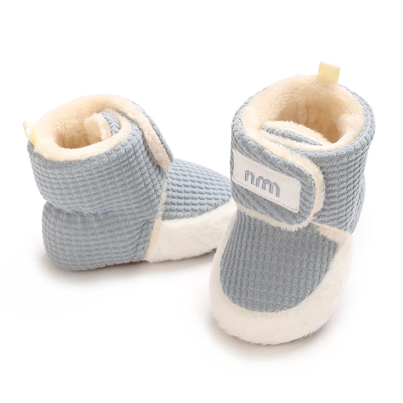Winter Boots For Baby Boys And Girls Snow Soft Sole Anti Slip And Warm Flat Shoes Baby's First Walking Baby Shoes Boots 0-18