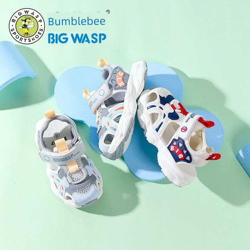 Bumblebee Soft Bottom Breathable Children's Shoes for 1-3 Years Old Infants