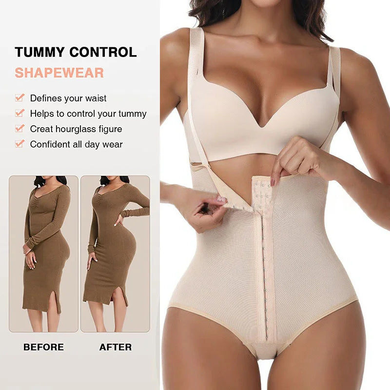 GUUDIA Lower Tummy Control Faja Colombianas Butt Lifting Control Fajas Adjustable Straps Back Fat Smooth Body Shaper Low Belly