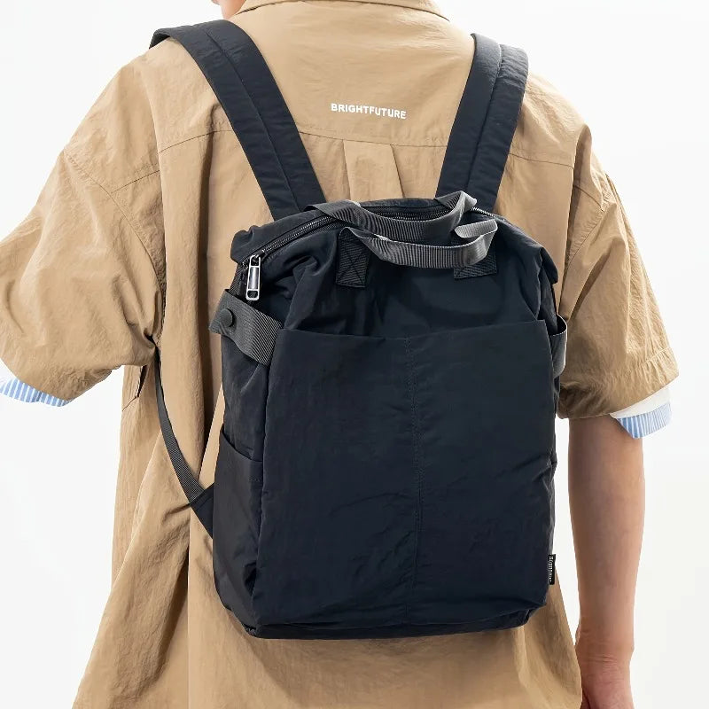 Fashion and Casual Men's and Women's Backpacks with Large Capacity and Multiple Pockets, Zipper Closure, Computer Compartment