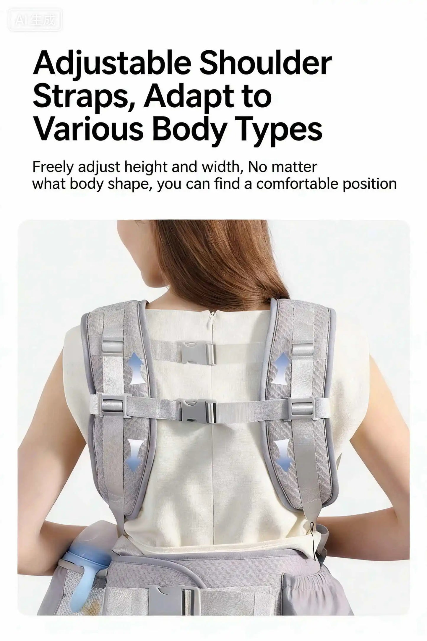 Newborn 2026 Ergonomic Baby Carrier Backpack Infant Baby Hipseat Carrier Front Facing Ergonomic Kangaroo Baby Wrap Sling Travel